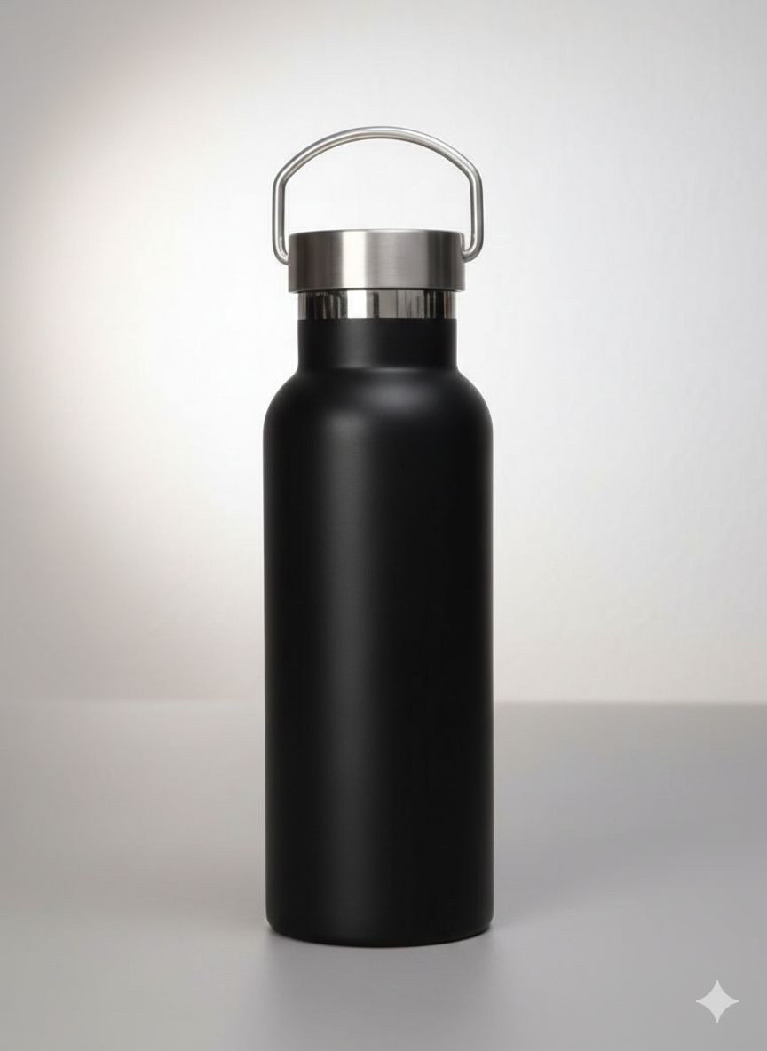 500ml Stainless Steel Thermo Bottle – Double-Wall Insulated, Leakproof & BPA-Free Travel Flask