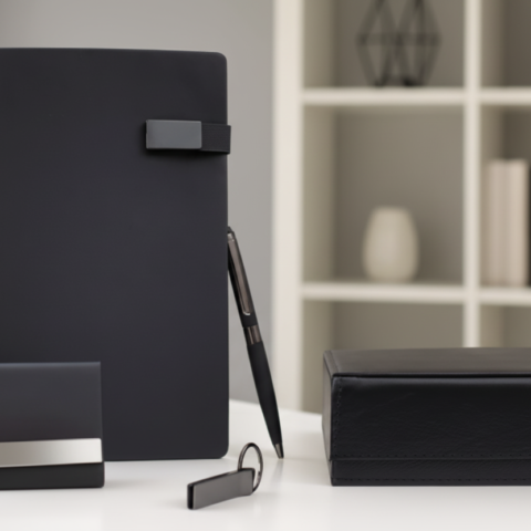 VIP Gift Set with Notebook, Pen & Card Holder