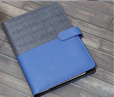 Smart Multifunctional Notebook – Elegant Design with Built-in Power Bank & Organizer