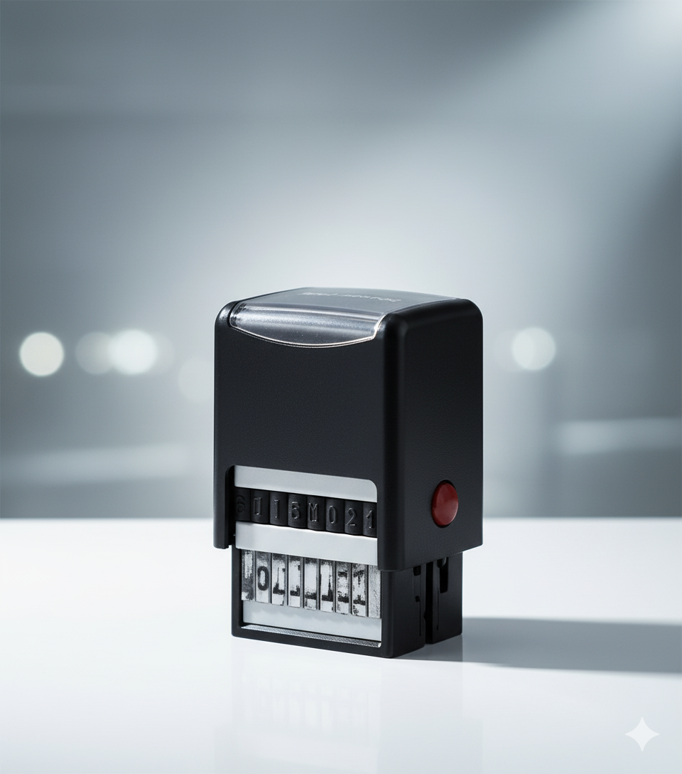 Self-Inking Stamp 22×58 mm – Large Clear Impression for Professional Use