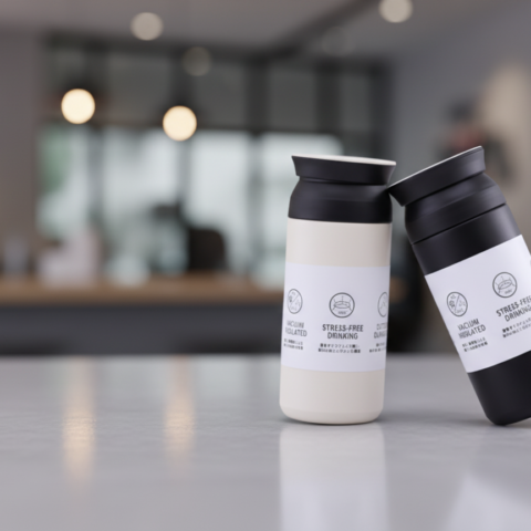 LUMIMUG Thermal Mug 500ml – LED Temperature Display, Sleek & Durable