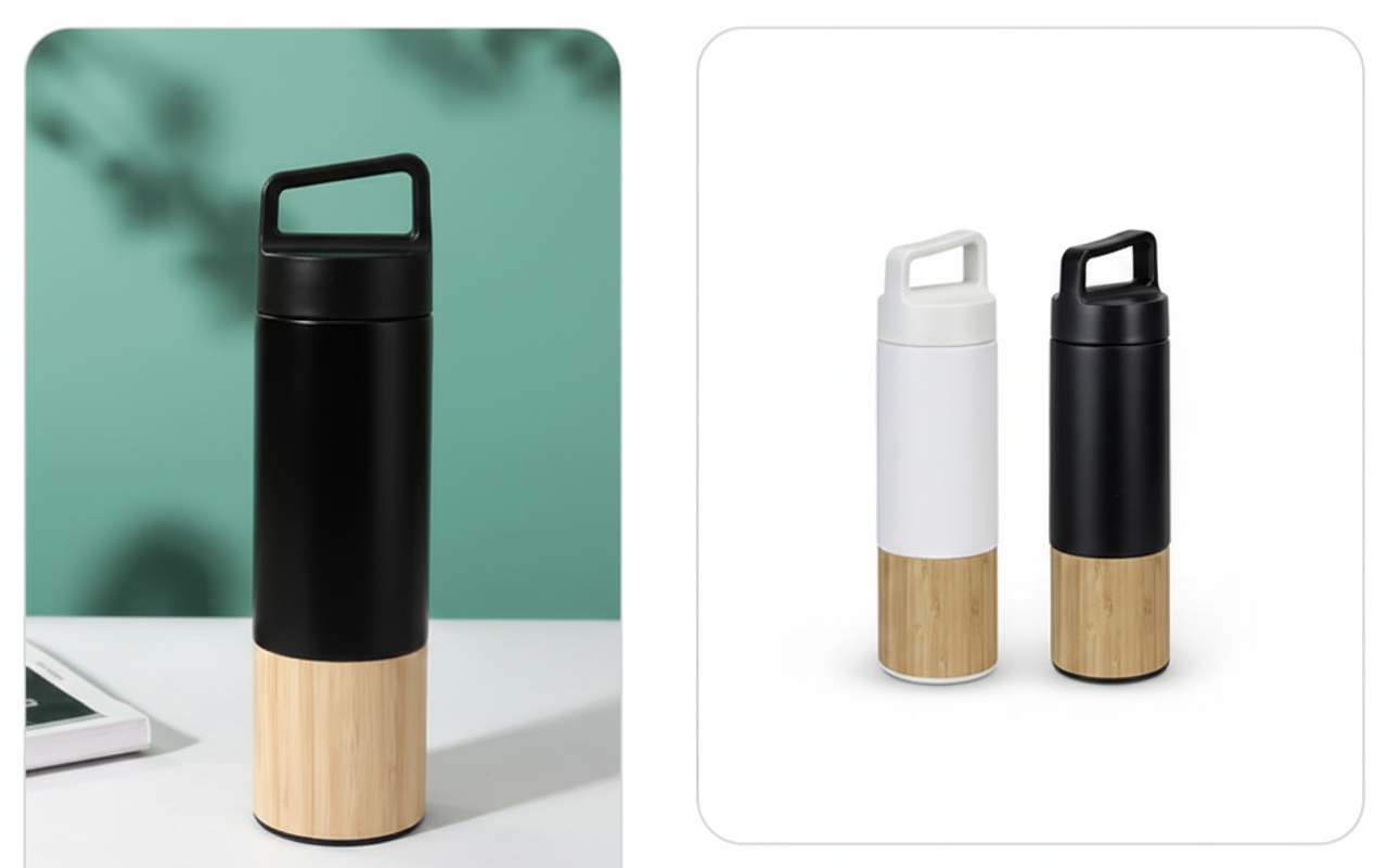 BAMSTEEL – The Elegant Thermal Mug Combining Sustainability & Performance