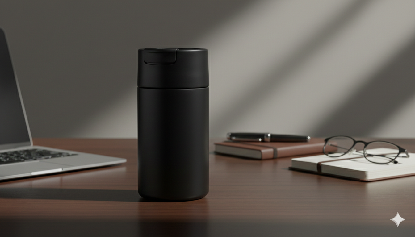 SIPSAFE BrewMate Thermal Mug – 350ml Double-Wall Insulated Travel Cup