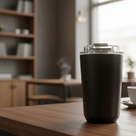 COZY CUPPA 380ml Thermal Mug – Stainless Steel Insulated Coffee Cup with Spill-Proof Lid