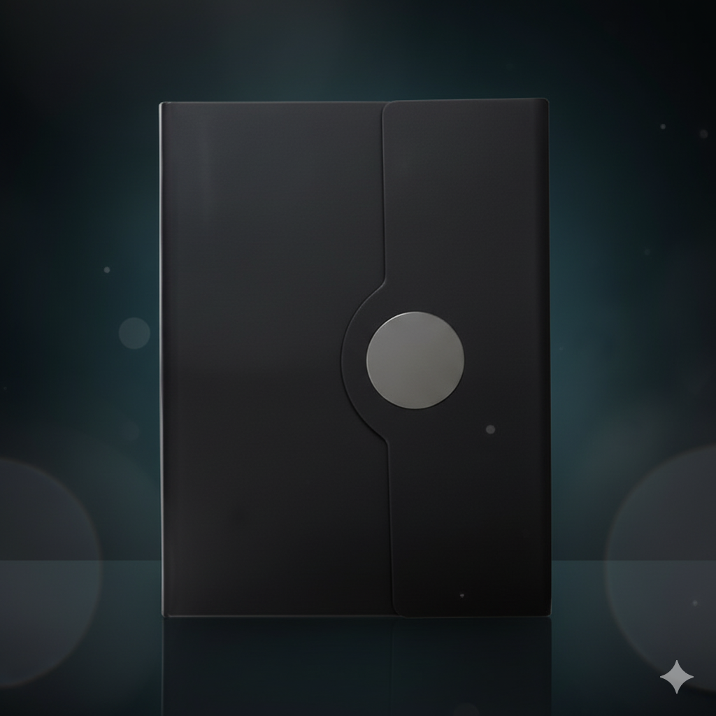 Black Leather Notebook — Premium Professional Journal