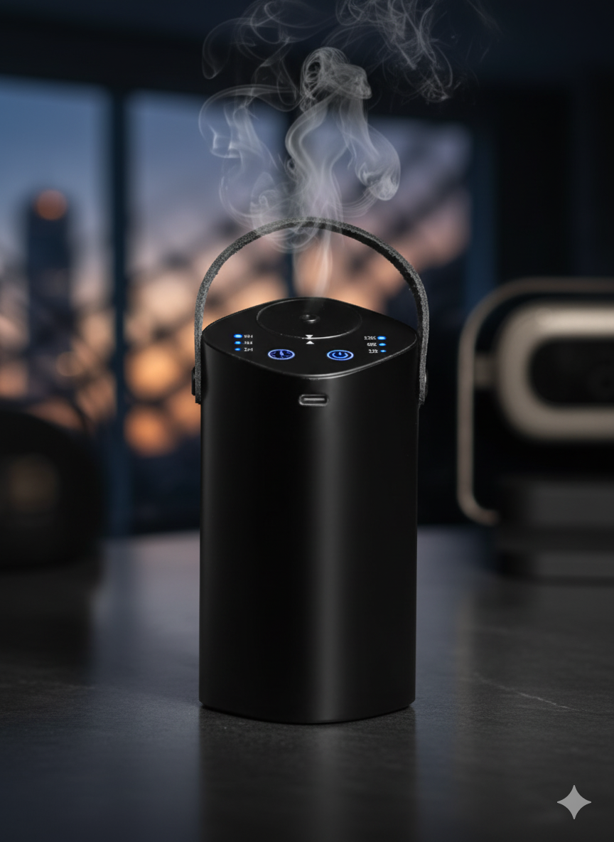 AURAMIST Portable Electronic Diffuser – Elegant Design & Smart Control