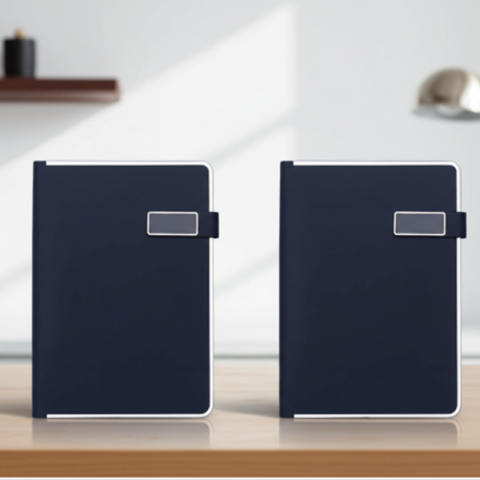 Premium Leather Notebook with Magnetic Closure