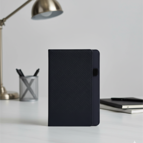 Premium Embossed Leather Notebook – Elegant Design for Professionals