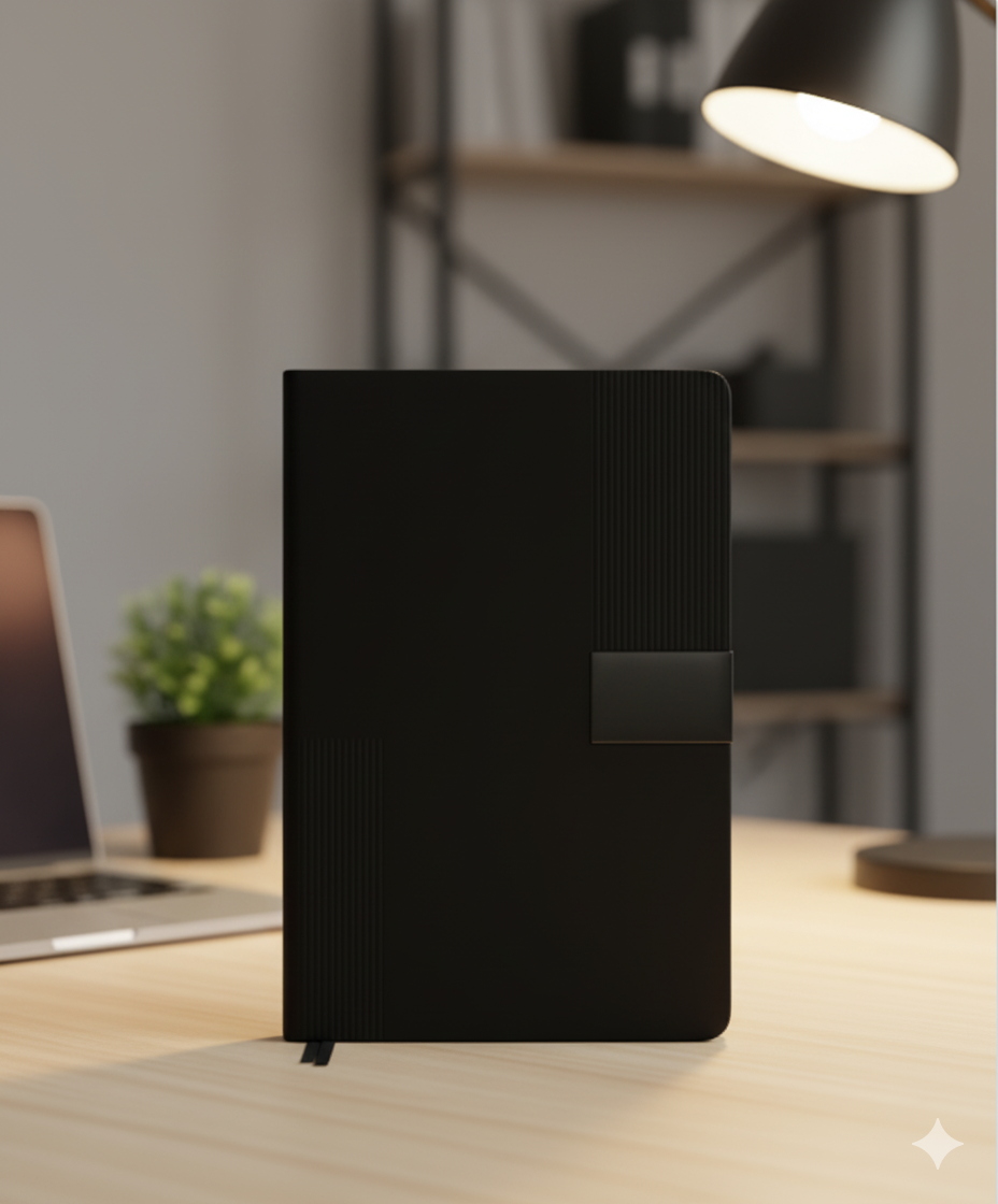 Premium Leather Notebook – Elegant Design, Smooth Writing Experience