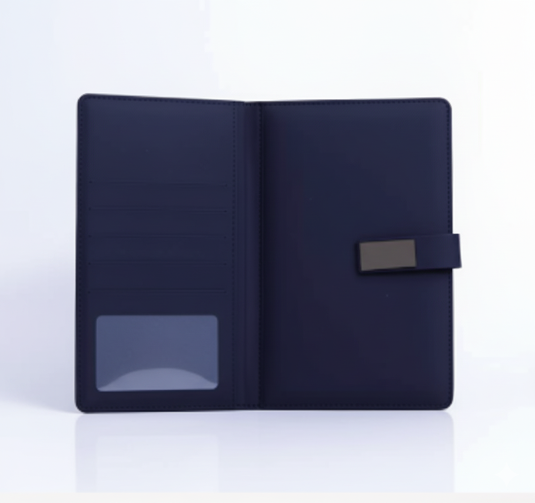 Premium Leather Notebook with Magnetic Closure