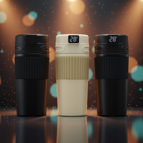 Thermoscreen Thermal Mug with Temperature Display, 500ml