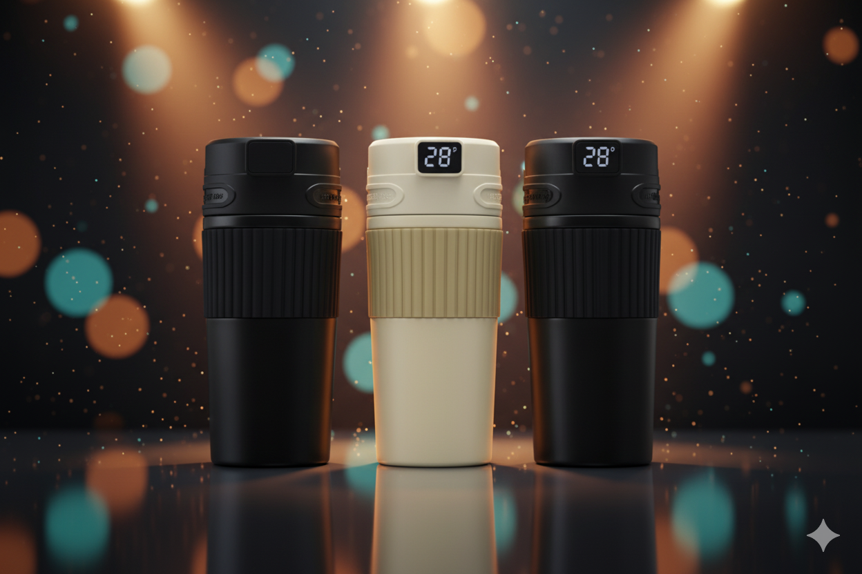 Thermoscreen Thermal Mug with Temperature Display, 500ml