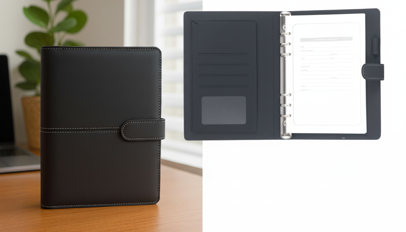 نوت بوك جلد فاخر – مثالي للعمل اليومي والدراسة