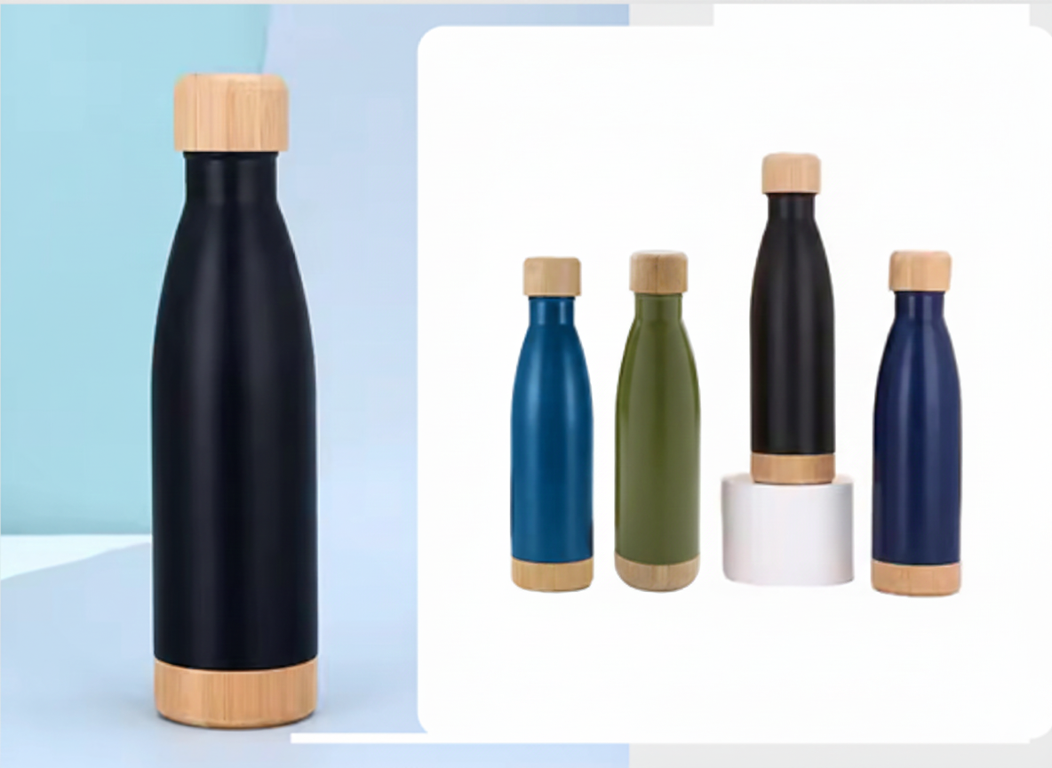 BAMBOOROOTS Thermal Bottle – Natural Elegance with Long-Lasting Insulation