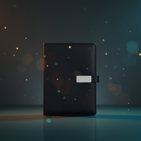 نوت بوك جلد فاخر بتصميم أنيق واحترافي