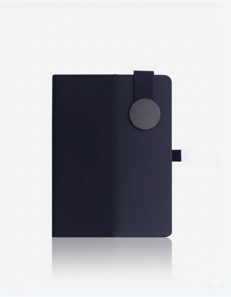 Premium Leather Notebook – Modern Design with Magnetic Closure