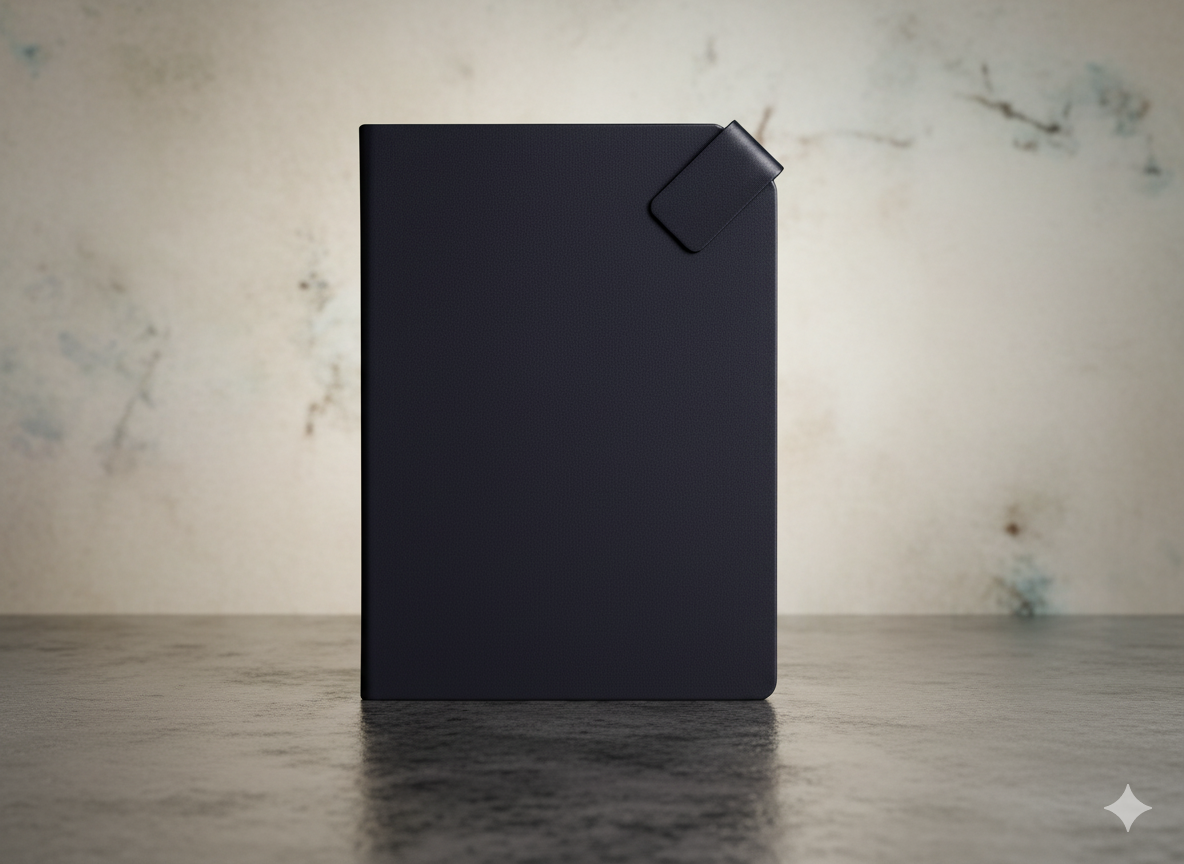 Executive Black Leather Notebook – Premium Journal for Professionals