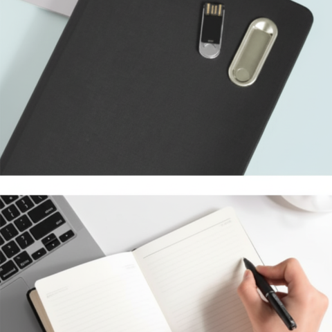 Smart Office Notebook with Built-In Flash Memory – Premium Work & Study Companion