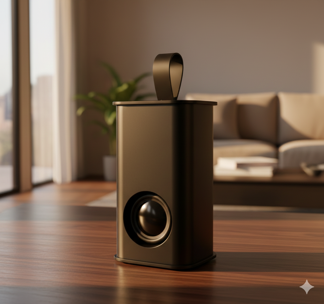 سبيكر بلوتوث محمول – مصنوع من الألومنيوم المعاد تدويره