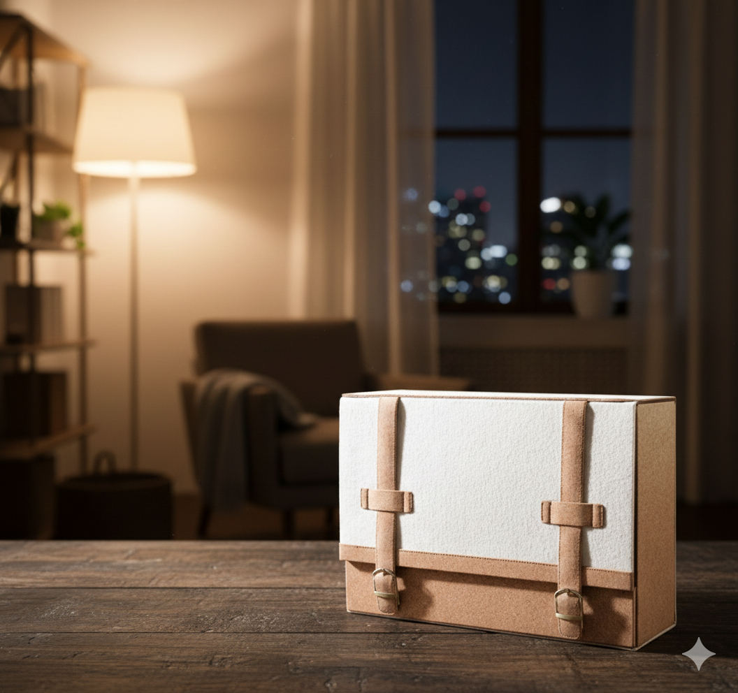 صندوق تعبئة وتغليف جلد صديق للبيئة فاخر – تغليف أنيق للهدايا والمنتجات