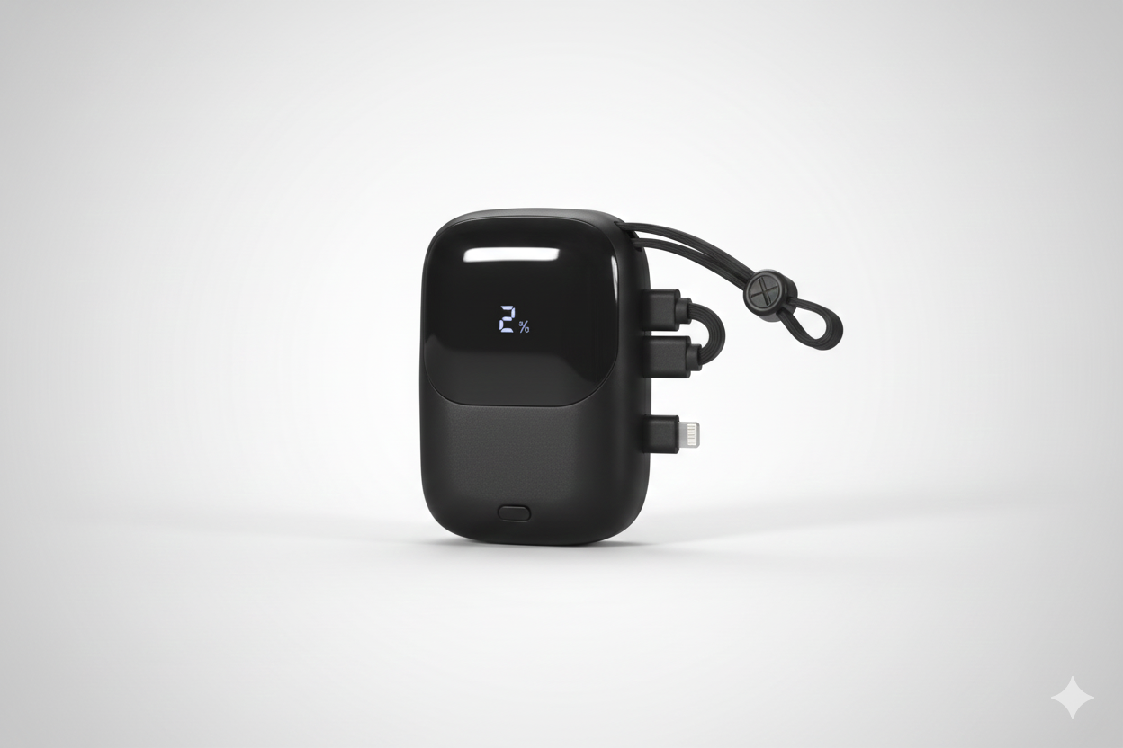 باور بانك بالكابل الذكي – تصميم شحن متكامل