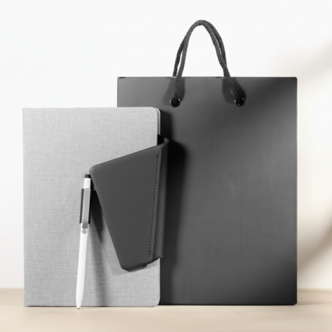 Elegant Writing Set – Leather Notebook with Pen