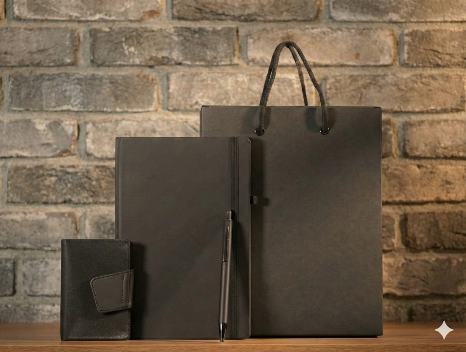 Premium Notebook Gift Set with Pen, Card Holder & Luxury Gift Bag