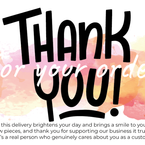 Premium Thank You Note Cards Set – 100 High-Quality Cards