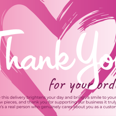 Premium Thank You Cards Set – 100 High-Quality Note Cards