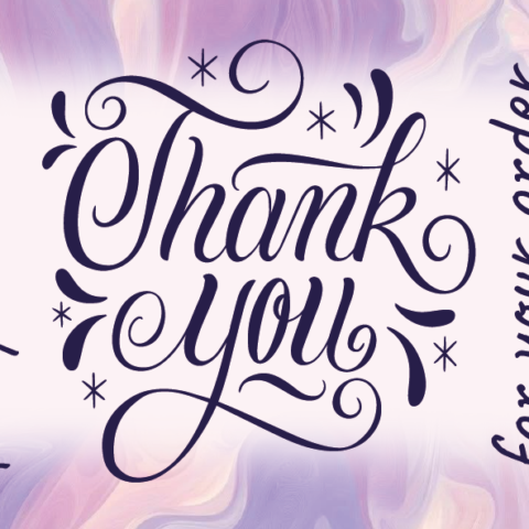 بطاقات شكر بريميوم في علبة – طقم 100 بطاقة ملاحظات أنيقة